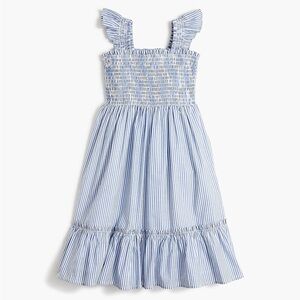 J Crew- CrewCuts Girls' ruffle-sleeve tiered dress